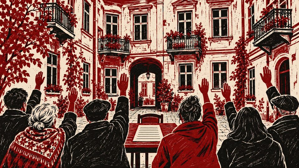Создание ОСМД во Львове: многоквартирный дом и совладельцы голосуют на учредительном собрании